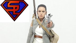 Star Wars The Force Awakens Hot Toys Rey Resistance Outfit Movie Masterpiece 1/6 Scale Figure Review