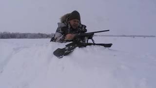 CZ 527 M1 , 223 rem . Стрельба на 190 м  самым дешёвым патроном .