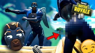 SHINEN IN MIJN *NIEUWE* LATEX PAKJE!! - Fortnite Battle Royale