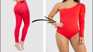 RECICLAR ROPA, HACER SUÉTER O BODY CON UN LEGGINS + HAUL ROPA DE SHEIN