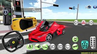 Korean Car Driving Simulator #Ferrari - Driver's License Examination Gameplay