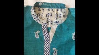 Very Easy Cutting/Drafting of Round Collar For XL Size (17 inch) 2018