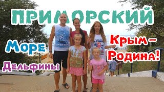 Крым - наша Родина! Феодосия, Приморский. Море. Дельфины. Погода. Август 2019.