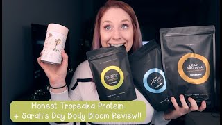 I TRIED TROPEAKA PRODUCTS AND SARAHS DAY BODY BLOOM FOR THE FIRST TIME! HONEST FIRST IMPRESSIONS!