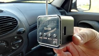 AliExpress: колонки, mp3 плеер, TD-V26, Mini USB Micro SD TF Speaker Music Player