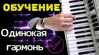 Обучение Одинокая Гармонь разбор песни на Аккордеоне Песня для Души