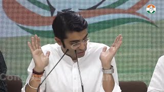 AICC Press Briefing By Jaiveer Shergill at Congress HQ