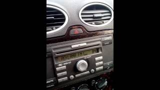 Магнитола Ford 6000 CD - настройка даты и времени