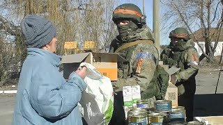 Российские военнослужащие доставили гуманитарную помощь в населенные пункты Киевской области