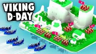 Epic VIKING D-DAY INVASIONS! Most ADDICTING Game EVER! (Bad North Gameplay)