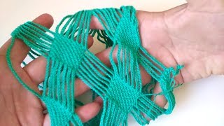 Узор по кругу из нити бамбук/хлопок [От безделья Рукоделие]