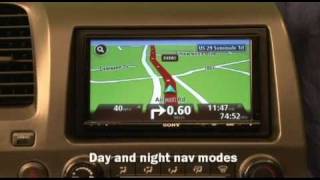 Sony XNV-770BT Navigation Receiver Display and Controls Demo | Crutchfield Video
