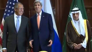 Встреча мининдел России, США и Саудовской Аравии - Russia, US & Saudi Arabia trilateral meeting