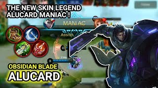 ALUCARD MANIAC GAMEPLAY ! LEGEND SKIN ! Top 2 Global Alucard Gameplay - Mobile Legends