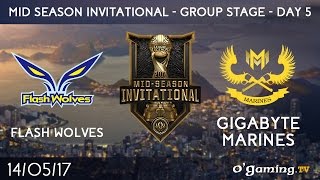 Flash Wolves vs GAM - 2017 Mid-Season Invitational - Group Stage Day 5 - League of Legends