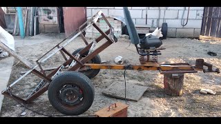 Самосвальный прицеп для мотоблока МОТОР СИЧ // Половина работы сделана !!!