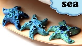 Полимерная глина - Морская ЗВЕЗДА / Starfish charm from polymer clay