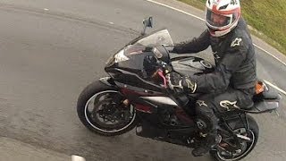 XJ6 VERMELHA - SRAD 1000 SÓ O CANO CORTANDO GIRO
