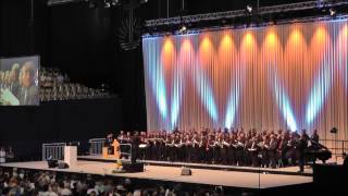 1. IKT NAK Männerchor Kapstadt singt "Praise God, ye Nations" am 07.06.2014 München, Olympiahalle