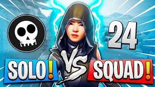 OMG! 24 KILLS SOLO SQUAD AVEC LE NOUVEAU SKIN "FATE"  Fortnite: Battle Royale