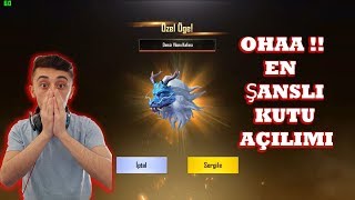 BÜTÜN KUTU SANDIK BİRİKİMİMİ AÇTIM !! EN ŞANSLI KUTU AÇILIMI - PUBG MOBİLE