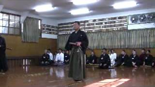 岡山居合道大会 - 森崎先生の競技演武 Okayama Competition - Morisaki Sensei