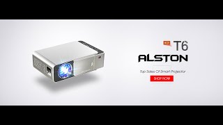 ALSTON T6 LED Projector HD 3500 Lumens Portable HDMI USB  1080p Home Theater Cinema Proyector Beamer