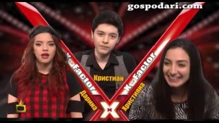 Блиц с финалистите в X Factor Християна, Дарина и Кристиан