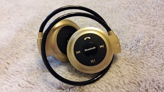 Обзор стерео наушников Bluetooth  Micro Sd карта Aliexpress/Bluetooth headphones
