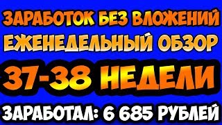 Заработок без вложений лучшие сайты еженедельный обзор №37-38