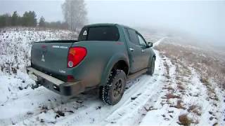Внедорожник Mitsubishi L200 тест драйв Покатушки #16