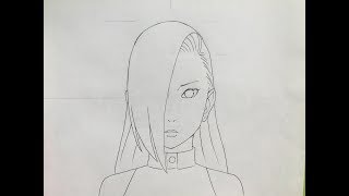 How to draw Ino Yamanaka (Naruto)