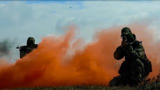 Тренировка разведчиков Южного военного округа в Ростовской области