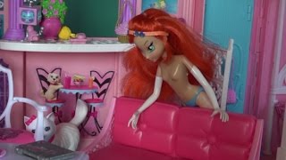 Мультики для детей Винкс голая в доме Барби плачет, Сериал Барби и её друзья продолжение