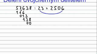 Dělení dvojciferným dělitelem - př. 2