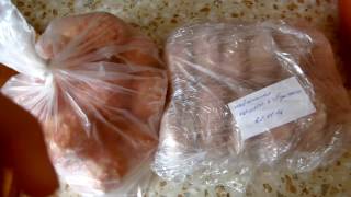 Экономные мясные заготовки на месяц. Заморозка, советы и рецепты