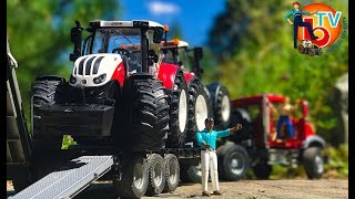BRUDER RC TRUCK Mack Transport New TRACTORs Steyr 300 Terrus CVT