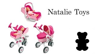 Natalie Toys - Stroller Smoby Maxi-Cosi and Quinny 4in1