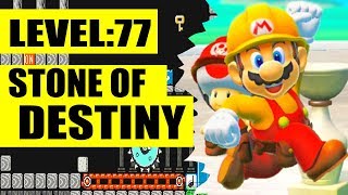 SUPER MARIO MAKER 2 - LEVEL 77: Stone of Destiny Completed
