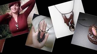 Украшения из кожи Handmade