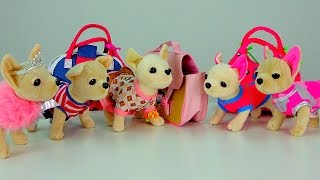 Видео с игрушками. Новые подружки собачки Чичи