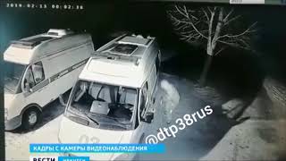 Бензин с автомобилей скорой помощи слили ночью в посёлке Усть Ордынский