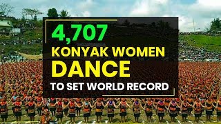 Nagaland: Over 4,700 Konyak women dance to set world record in Mon