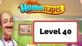 Homescapes Level 40 - No Boosters