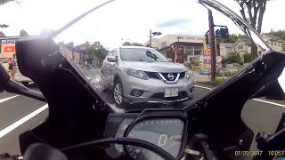 右折レーンに対向から車が！？(ドラレコ)