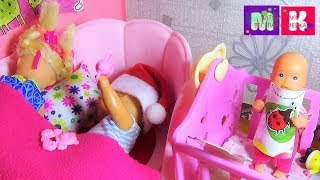 КАТЯ И МАКС ВЕСЕЛАЯ СЕМЕЙКА. Уложи спать сестру. Мультики куклы видео