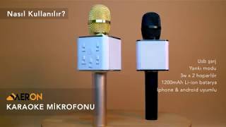 Aeron Karaoke Mikrofonu Nasıl Kullanılır?