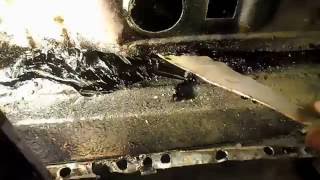 Opel Vectra. Замена порогов. Кузовной ремонт.