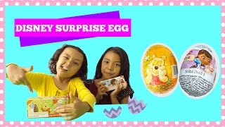 DISNEY SURPRISE EGGS ZAINI - WINNIE THE POOH, DOC MCSTUFFIN