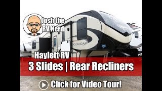 2019 Cougar 28SGS Triple Slide Rear Living & Recliners Keystone Fifth Wheel RV